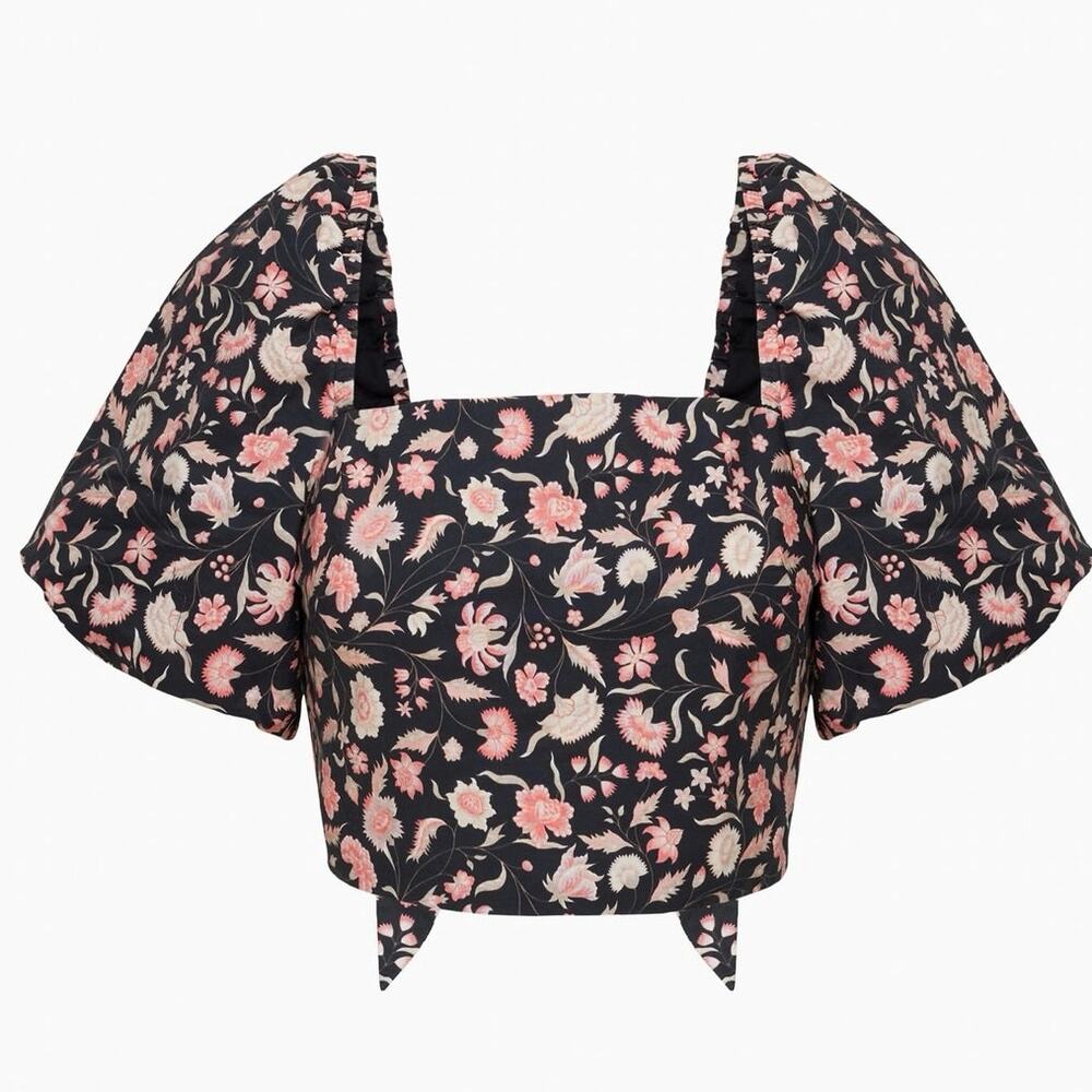 NWT Aritzia Little Moon Lucia Poplin Blouse